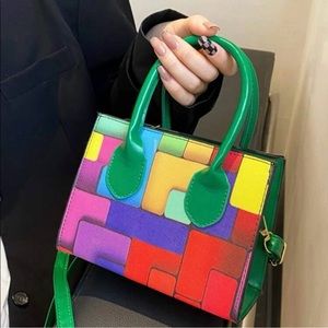 🚫SOLD🚫 Colorblock Square Crossbody Bag